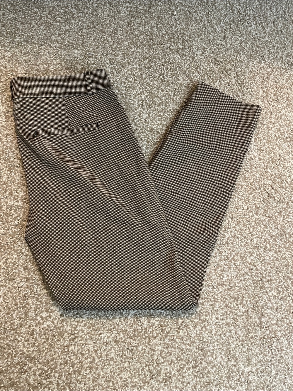 Banana Republic Sloan Micro Check Skinny Dress Pants